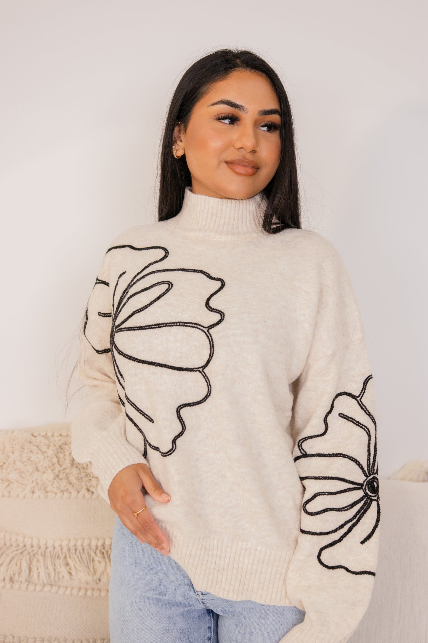 Jayda Knit Sweatshirt