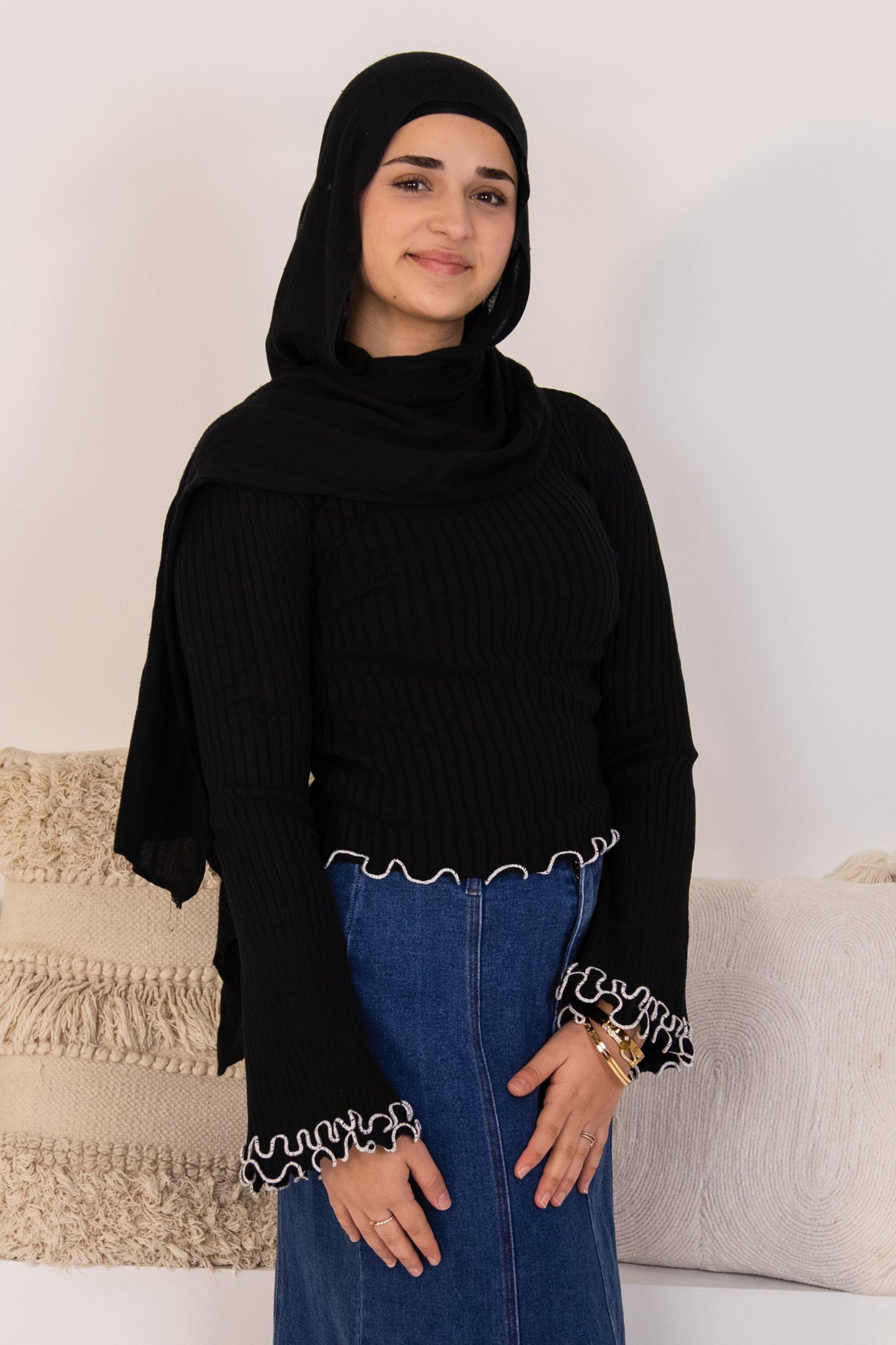 Twirl Top Flare Sleeves