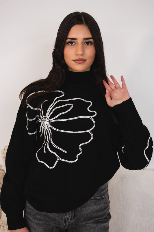 Jayda Knit Sweatshirt