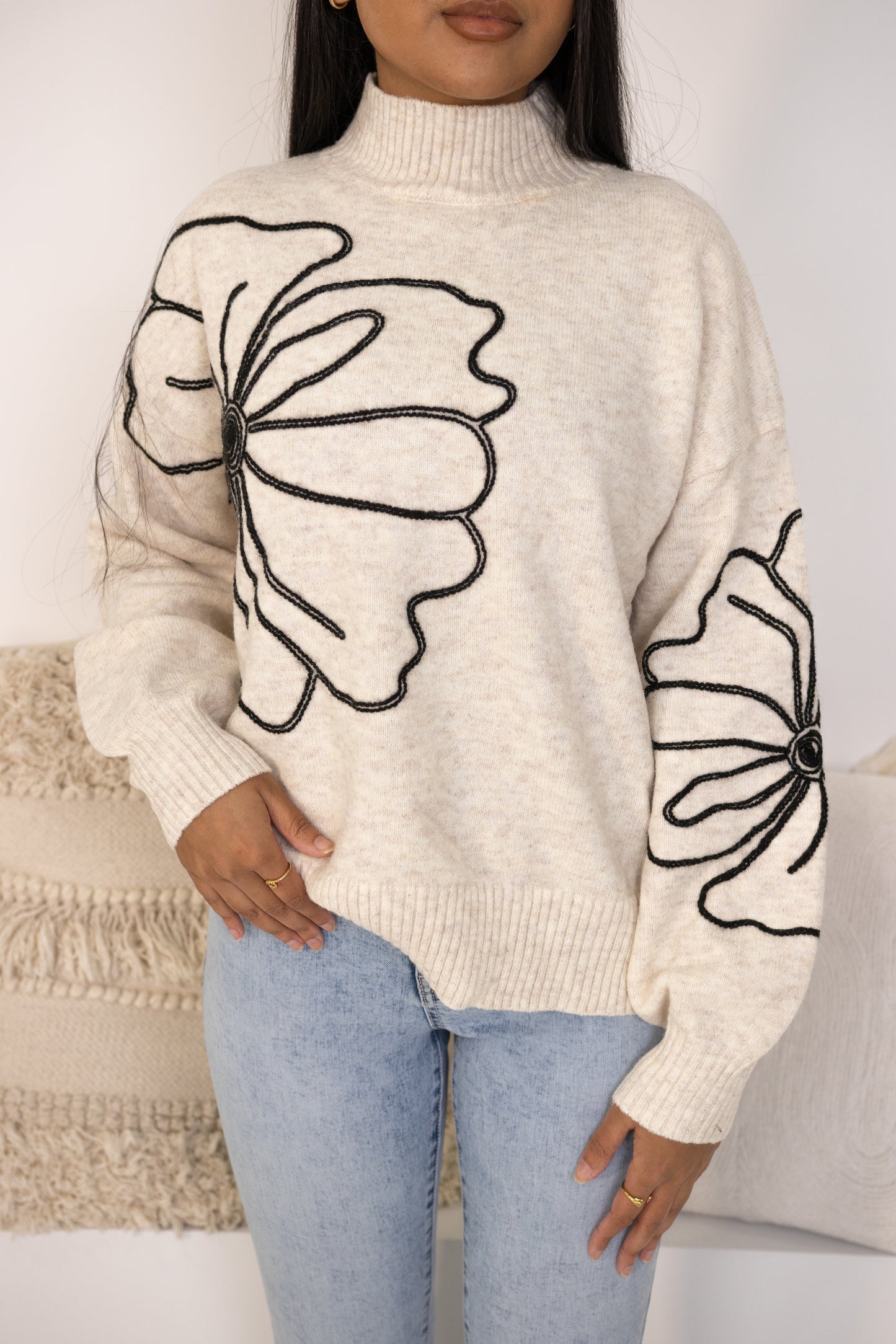 Jayda Knit Sweatshirt