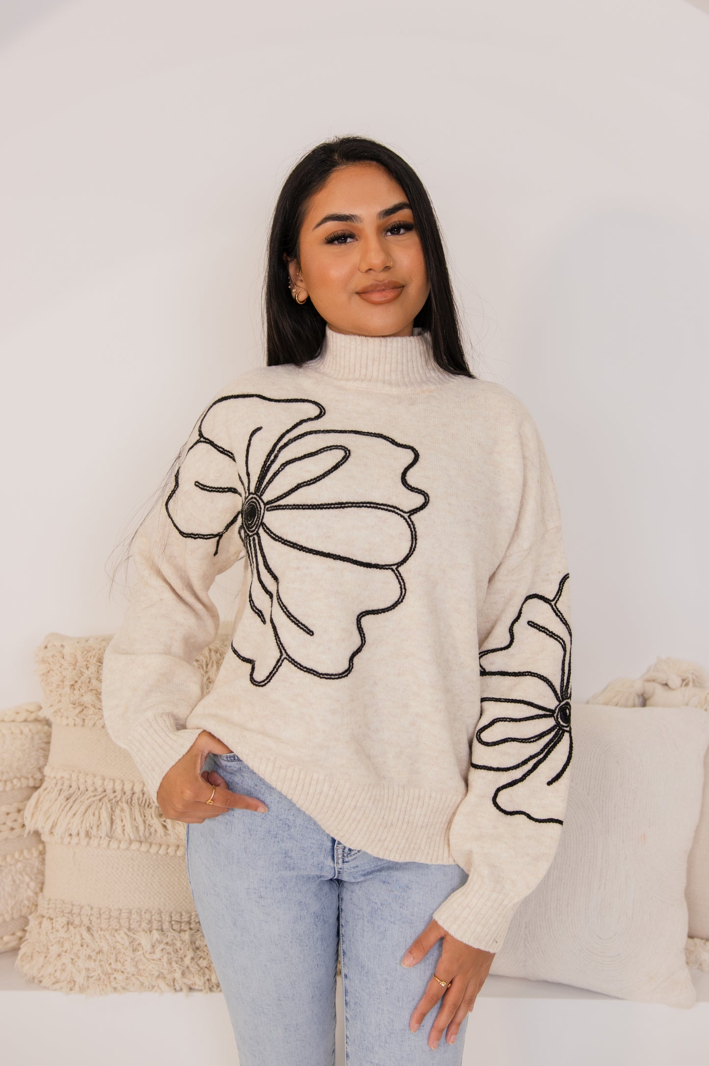 Jayda Knit Sweatshirt