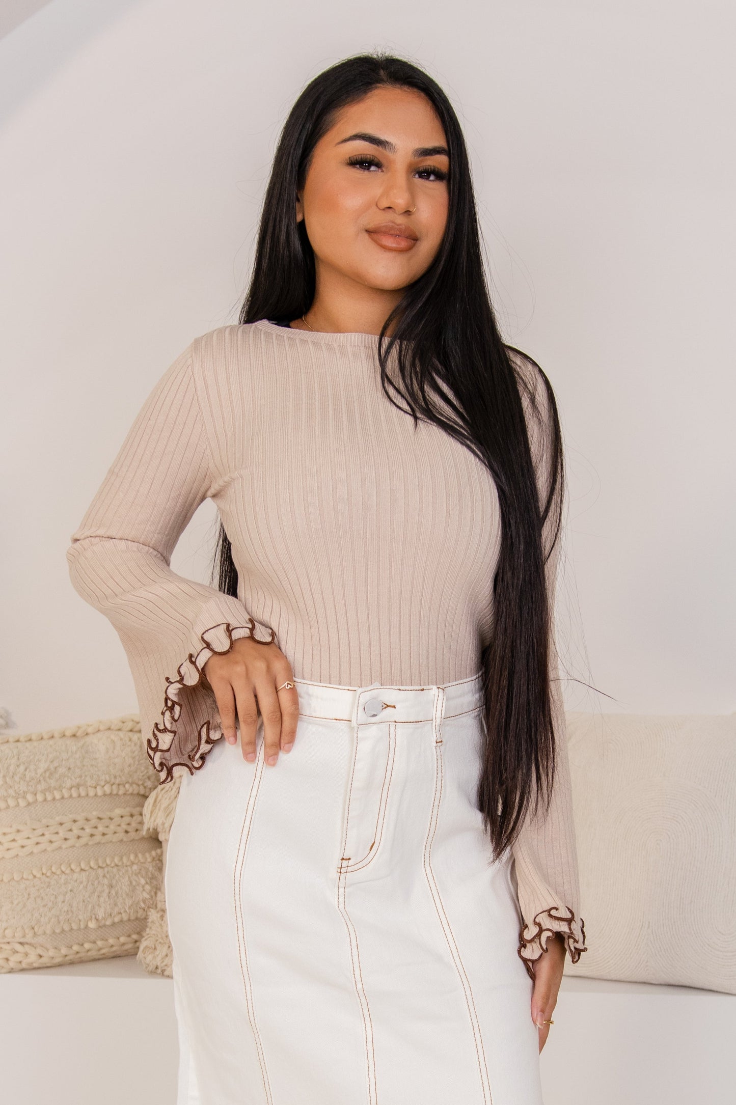 Twirl Top Flare Sleeves